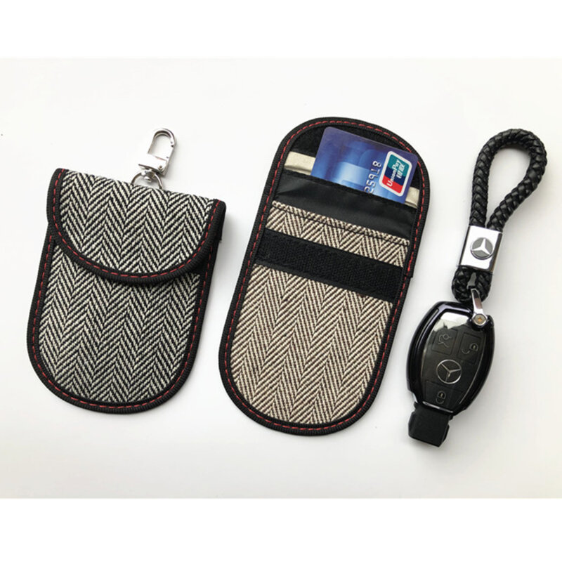 Suport card cu chip RFID wallets Techsuit AF1, EMF Blocker, 12.5x9