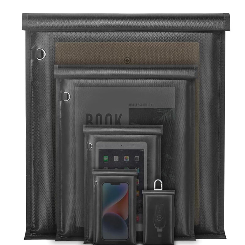 [Pachet 5x] Husa cu RFID protection, EMF blocker Techsuit AF4