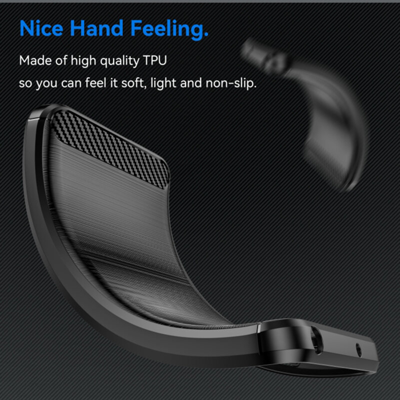 Husa Oppo Reno11 F Techsuit Carbon Silicone, negru