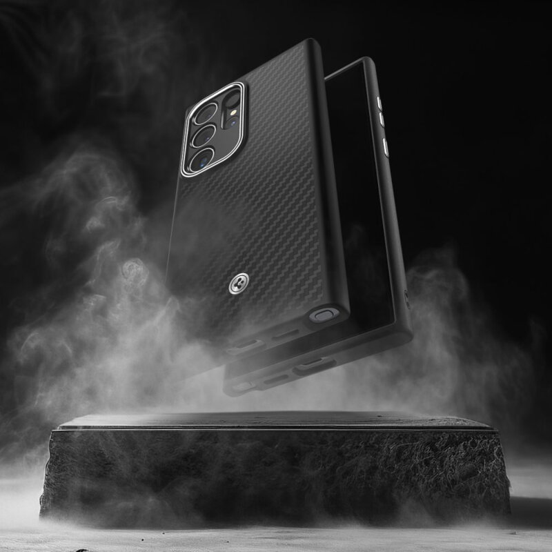 Husa Samsung Galaxy S24 Ultra Spigen Enzo Aramid, negru