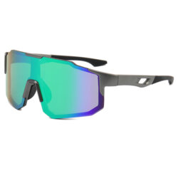 Ochelari supradimensionati sport Techsuit 9337, gri / verde