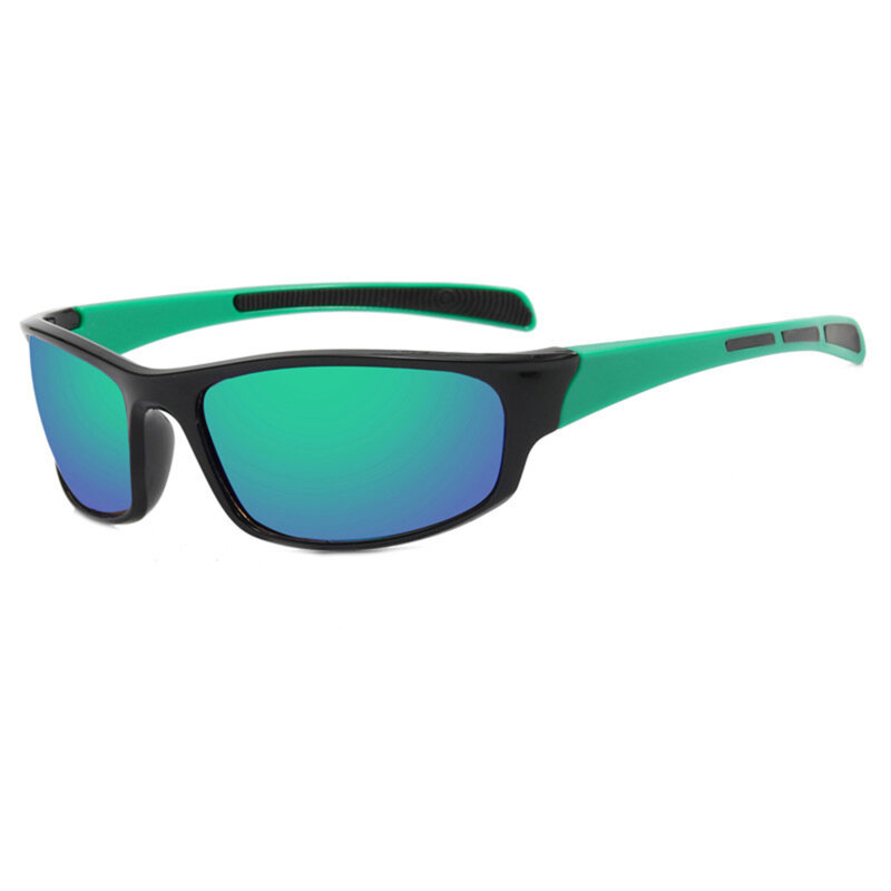 Ochelari de soare rectangulari sport Techsuit 9937, verde