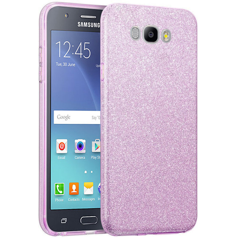 kapok Generally speaking self Husa Samsung Galaxy J7 2016 J710 Color TPU Sclipici - Mov - CatMobile