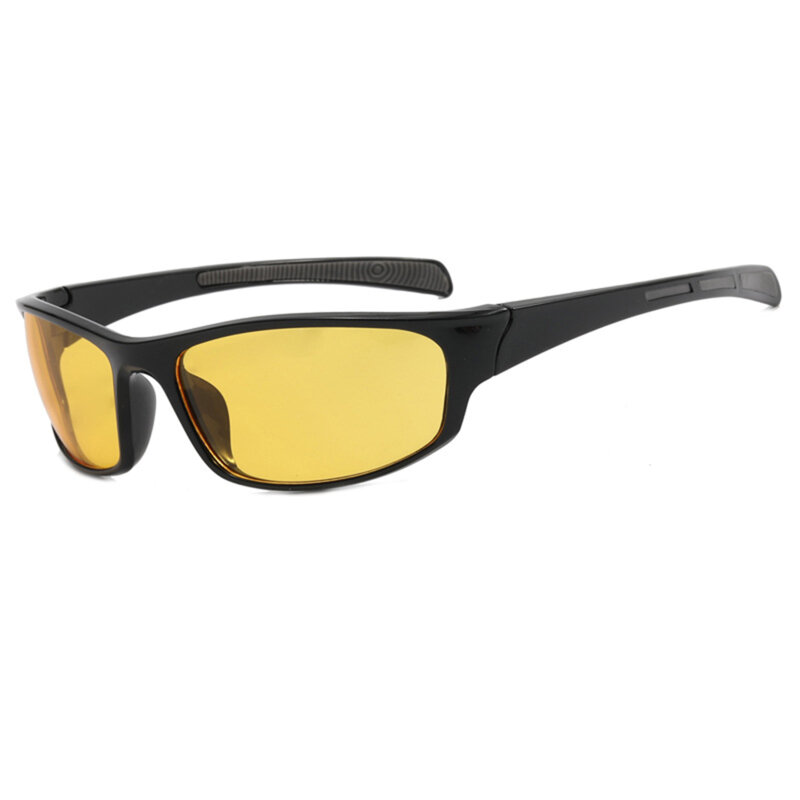 Ochelari de soare rectangulari sport Techsuit 9937, galben