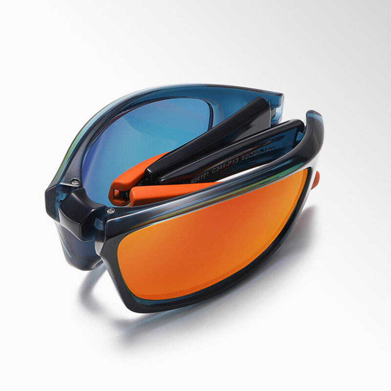Ochelari polarizati sport Techsuit 24101, pliabili, oranj