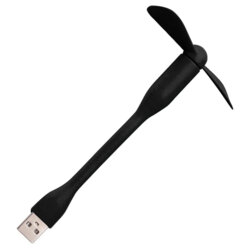 Mini ventilator portabil USB, flexibil Techsuit TUF1, negru