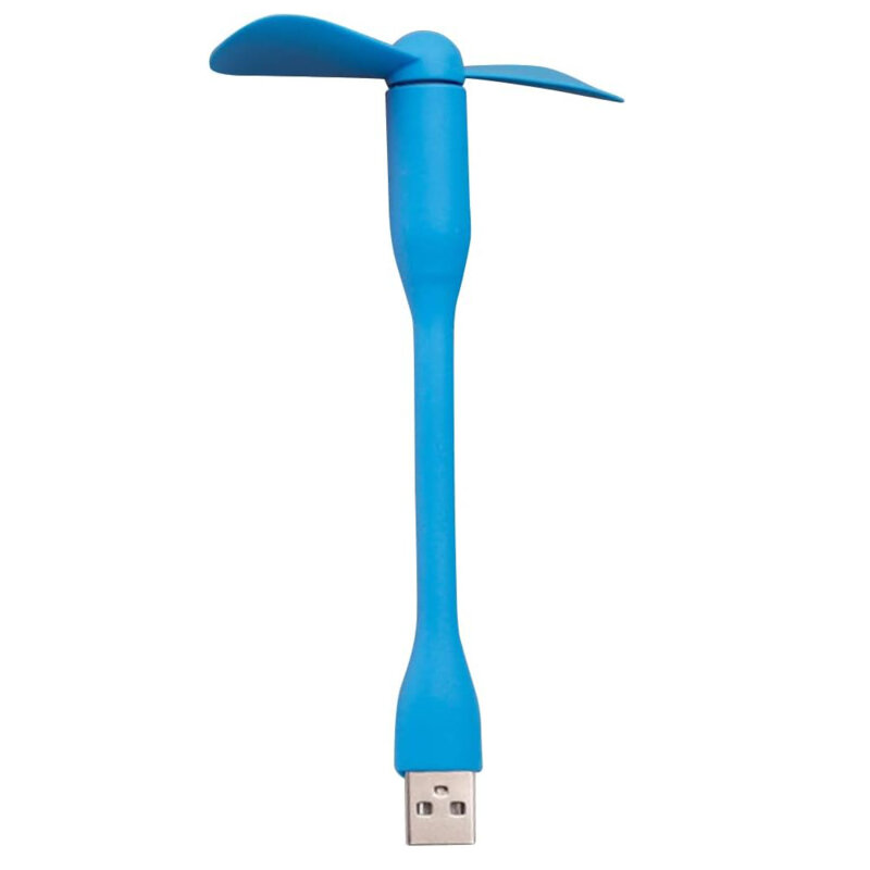 Mini ventilator portabil USB, flexibil Techsuit TUF1, albastru
