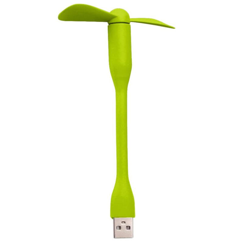 Mini ventilator portabil USB, flexibil Techsuit TUF1, verde