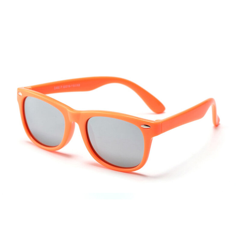 Ochelari de soare pentru copii Techsuit D802, portocaliu / gri