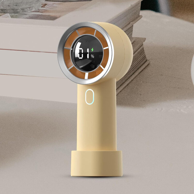 Ventilator portabil cu acumulator Techsuit, galben, HX130