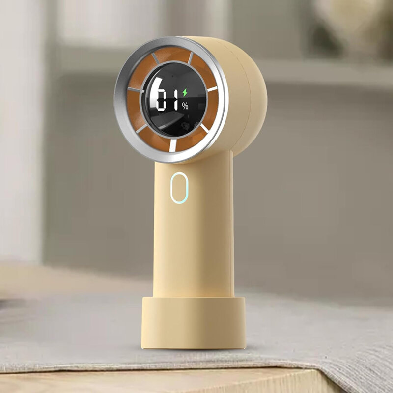 Ventilator portabil cu acumulator Techsuit, galben, HX130