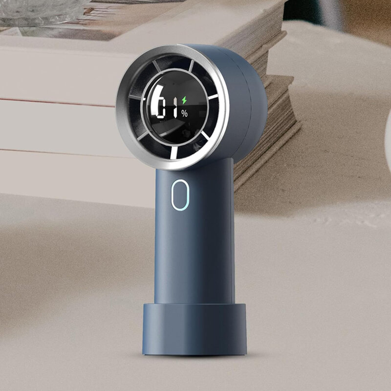 Ventilator portabil cu acumulator Techsuit, albastru, HX130