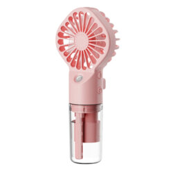 Mini ventilator portabil cu apa de birou Techsuit G10, roz