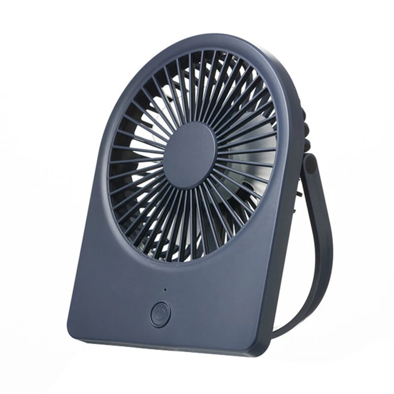 Mini ventilator birou silentios portabil Techsuit, albastru, CT-108