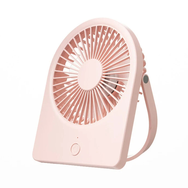 Mini ventilator birou silentios portabil Techsuit, roz, CT-108