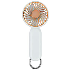Ventilator portabil USB cu baterie Techsuit A217, bej auriu