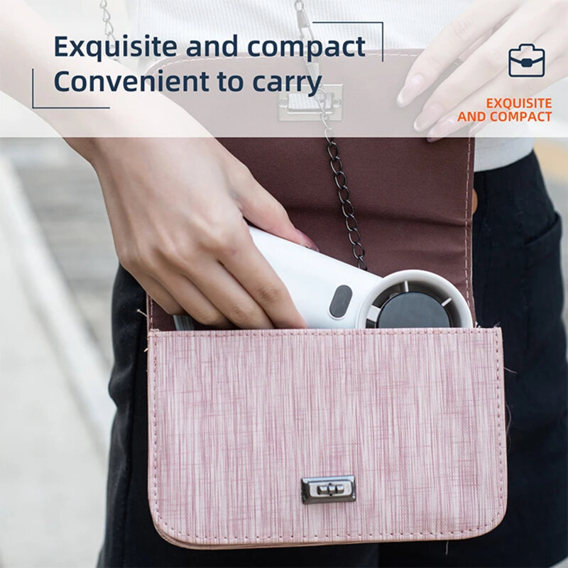 Ventilator premium portabil cu acumulator Techsuit K38, alb