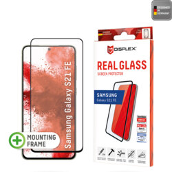 Folie sticla premium Samsung Galaxy S21 FE 5G Displex Real Glass Full Cover, negru