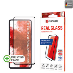 Folie sticla premium Samsung Galaxy A52 5G Displex Real Glass Full Cover, negru