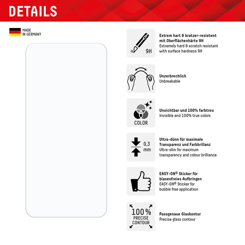 Folie premium Samsung Galaxy A55 5G Displex Smart FlexiGlass, transparenta
