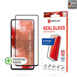 Folie sticla premium Samsung Galaxy A54 Displex Real Glass Full Cover, negru