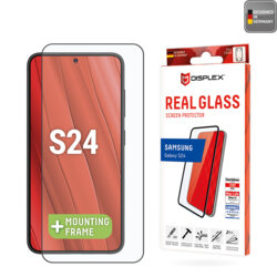 Folie sticla premium Samsung Galaxy S24 Displex Real Glass Full Cover, negru