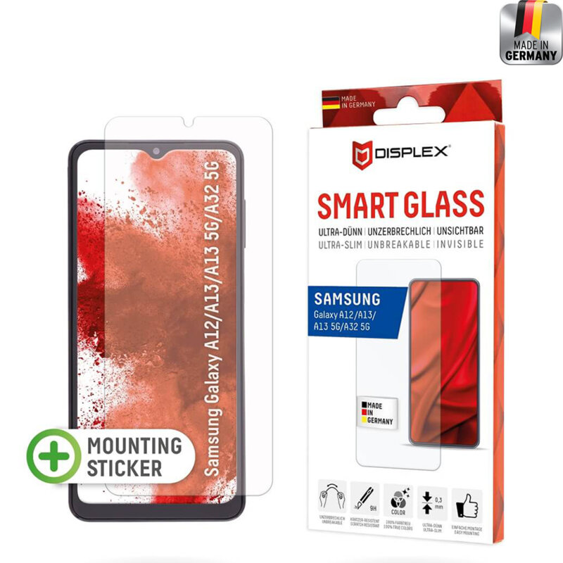 Folie premium Samsung Galaxy A32 5G Displex Smart Glass, transparenta