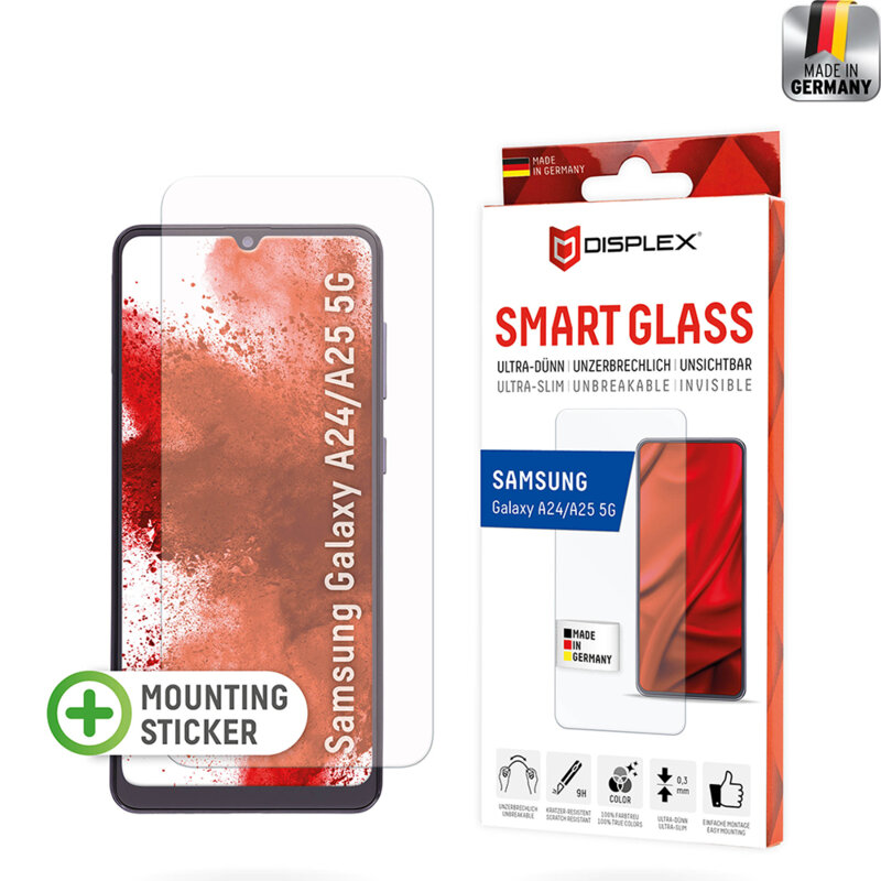 Folie premium Samsung Galaxy A25 5G Displex Smart FlexiGlass, transparenta