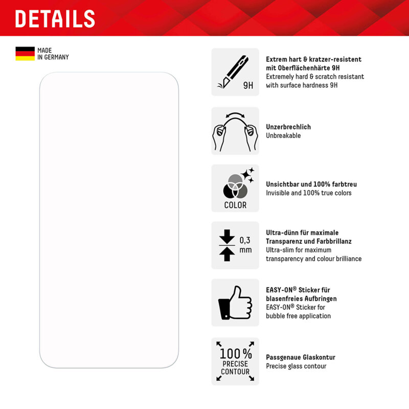 Folie premium Samsung Galaxy A34 5G Displex Smart FlexiGlass, transparenta