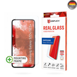 Folie sticla premium Samsung Galaxy S22 Plus 5G Displex Real Glass 2D, transparenta