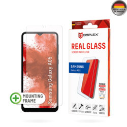 Folie sticla premium Samsung Galaxy A05 Displex Real Glass 2D, transparenta