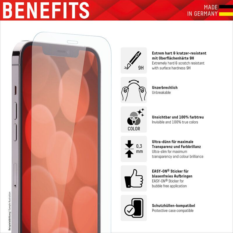 Folie premium iPhone 14 Pro Max Displex Smart FlexiGlass, transparenta