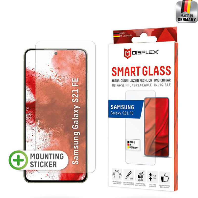 Folie premium Samsung Galaxy S21 FE 5G Displex Smart FlexiGlass, transparenta