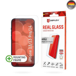Folie sticla premium iPhone 13 Pro Displex Real Glass 2D, transparenta