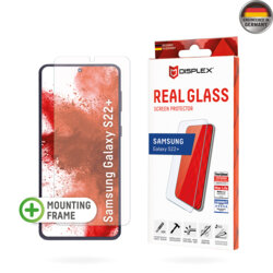 Folie sticla premium Samsung Galaxy S22 Plus 5G Displex Real Glass 2D, transparenta