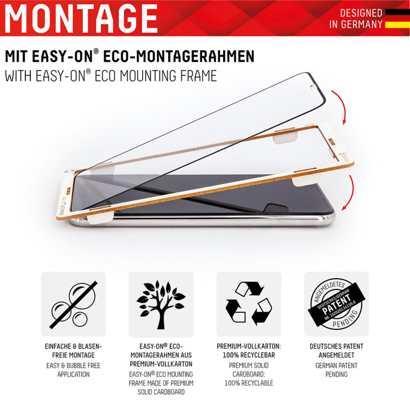 [Folie sticla + husa] premium Samsung Galaxy S22 Ultra 5G Displex Real Glass 3D, transparenta