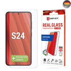 [Folie sticla + husa] premium Samsung Galaxy S24 Displex Real Glass, transparenta