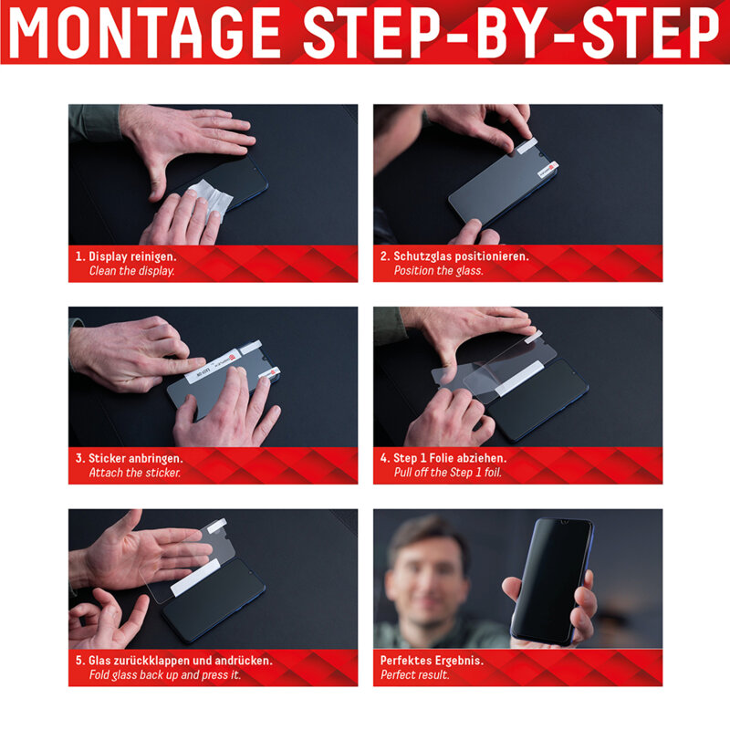 [Folie sticla + husa] premium iPhone 12 Pro Displex Real Glass, transparenta