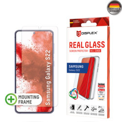 [Folie sticla + husa] premium Samsung Galaxy S22 5G Displex Real Glass, transparenta