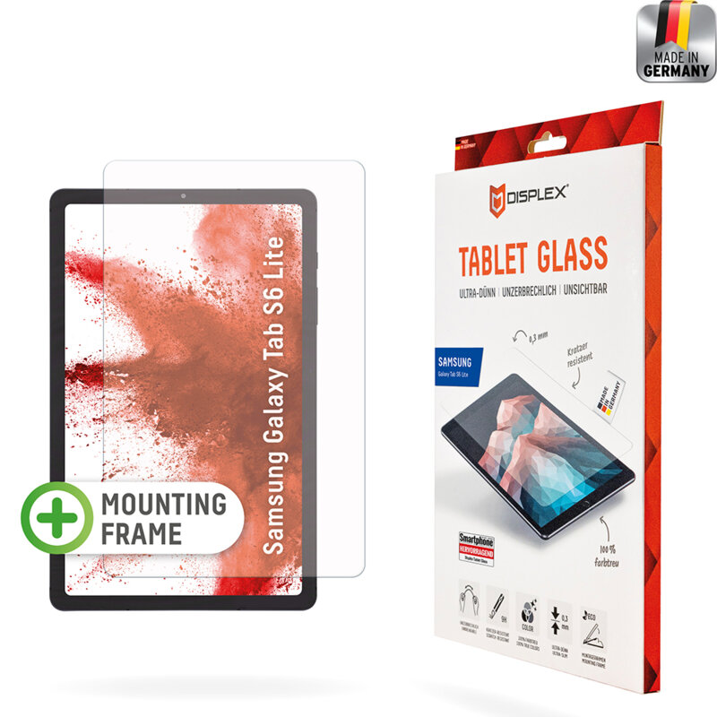 Folie 9H premium Samsung Galaxy Tab S6 Lite 2022 Displex Tablet FlexiGlass, transparenta