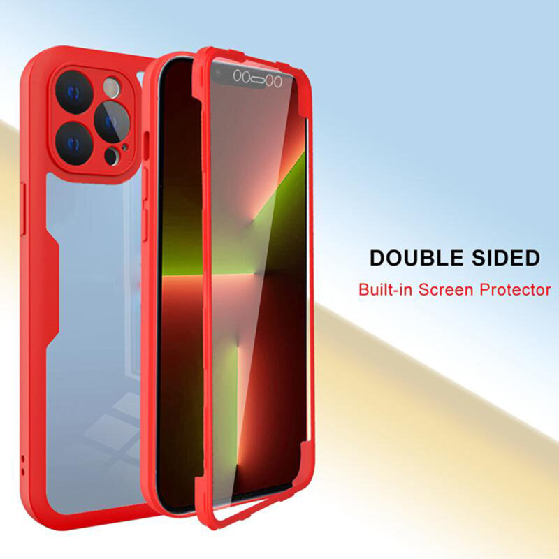 Husa 360° iPhone 13 Pro Techsuit ColorVerse, mov
