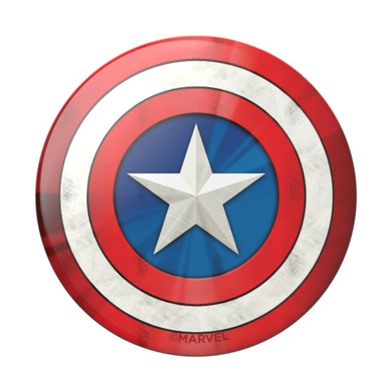 Popsockets original, suport cu functii multiple, Captain America Shield