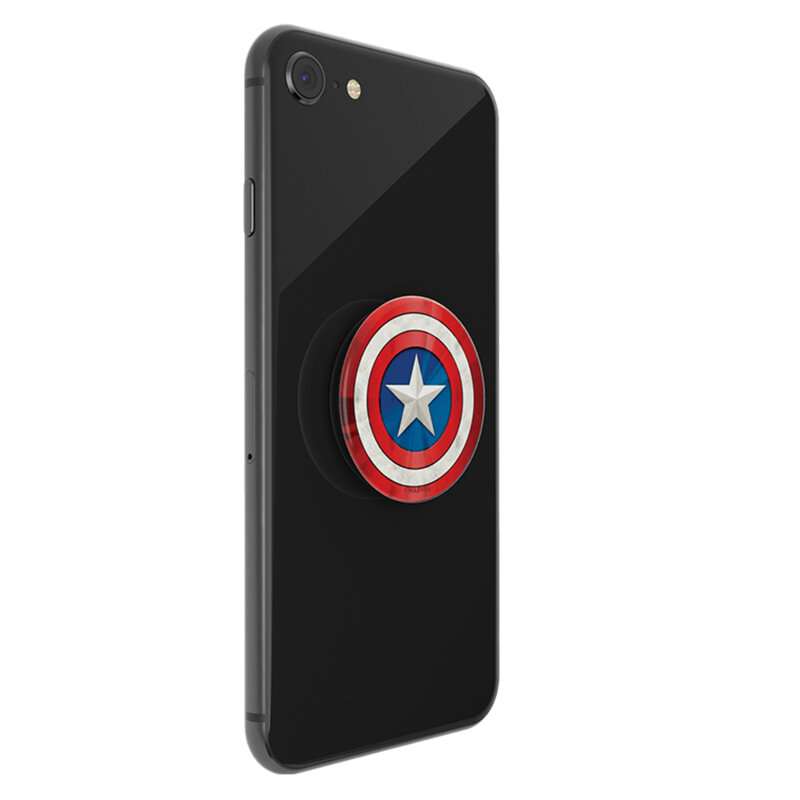 Popsockets original, suport cu functii multiple, Captain America Shield
