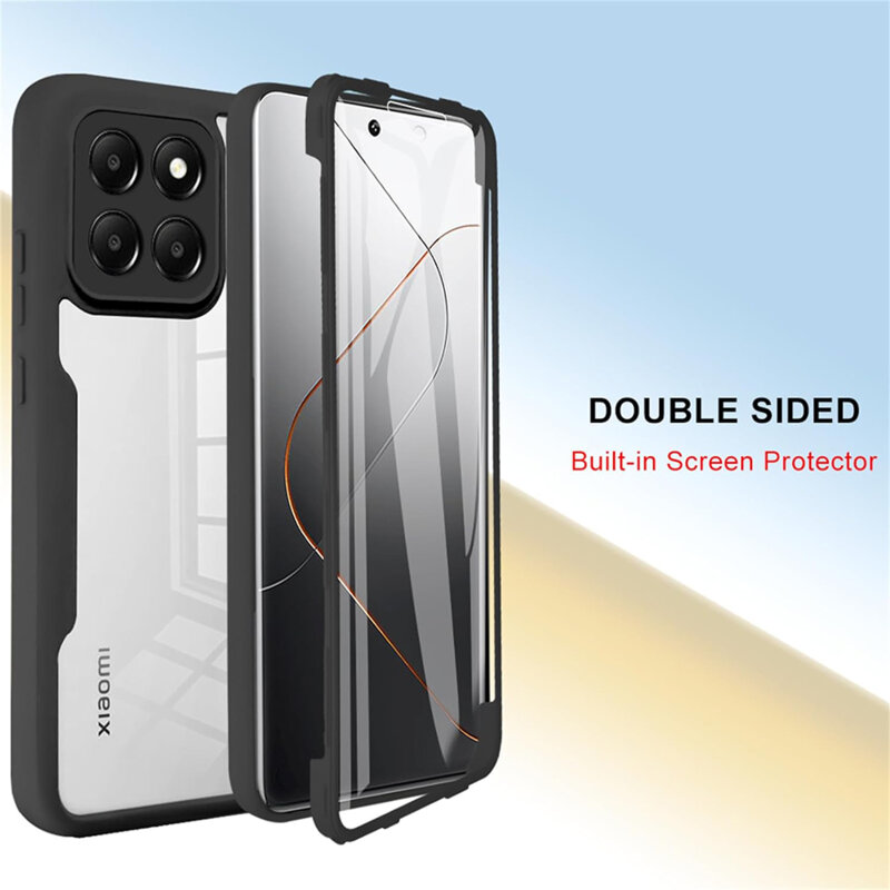 Husa 360° Xiaomi 14 Techsuit ColorVerse, albastru