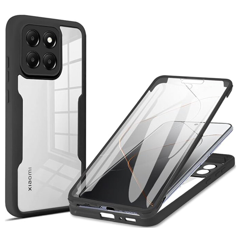Husa 360° Xiaomi 14 Techsuit ColorVerse, negru