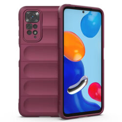 Husa Xiaomi Redmi Note 11S Techsuit Magic Shield, bordo