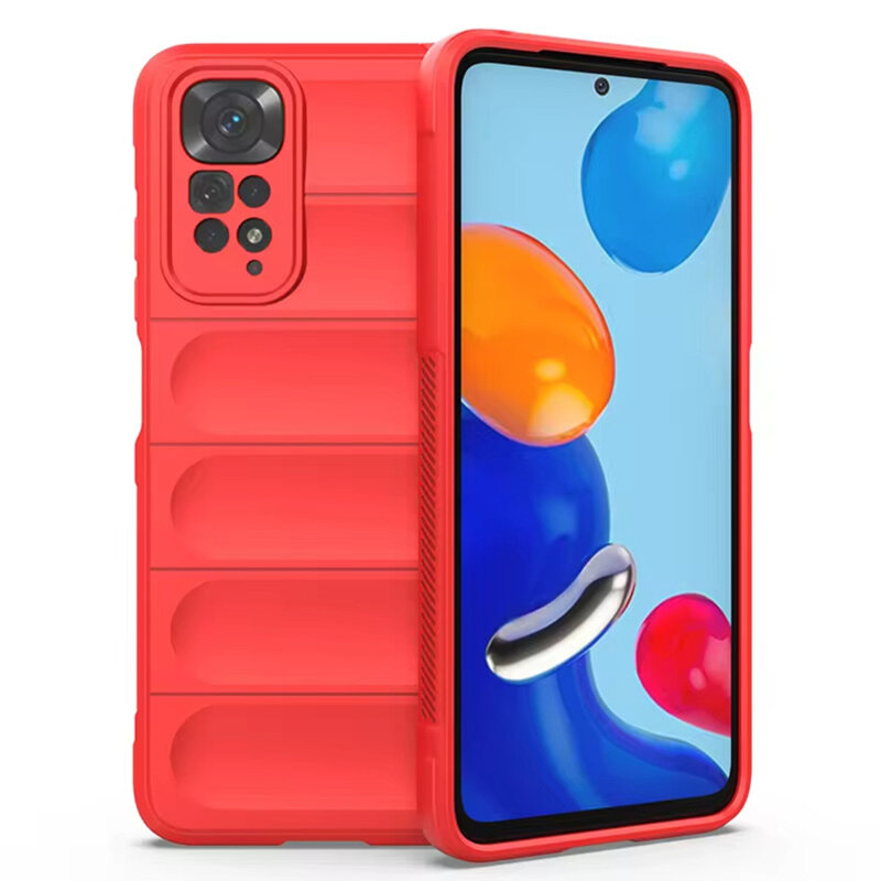 Husa Xiaomi Redmi Note 11 Techsuit Magic Shield, rosu