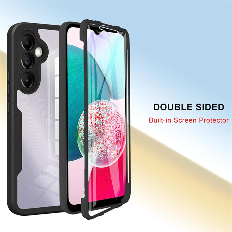 Husa 360° Samsung Galaxy A14 4G Techsuit ColorVerse, albastru