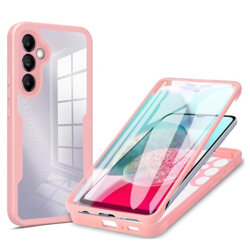 [Pachet 360°] Husa + folie Samsung Galaxy A14 4G Techsuit ColorVerse, roz