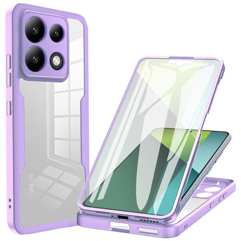 Husa 360° Xiaomi Redmi Note 13 Pro 5G Techsuit ColorVerse, mov